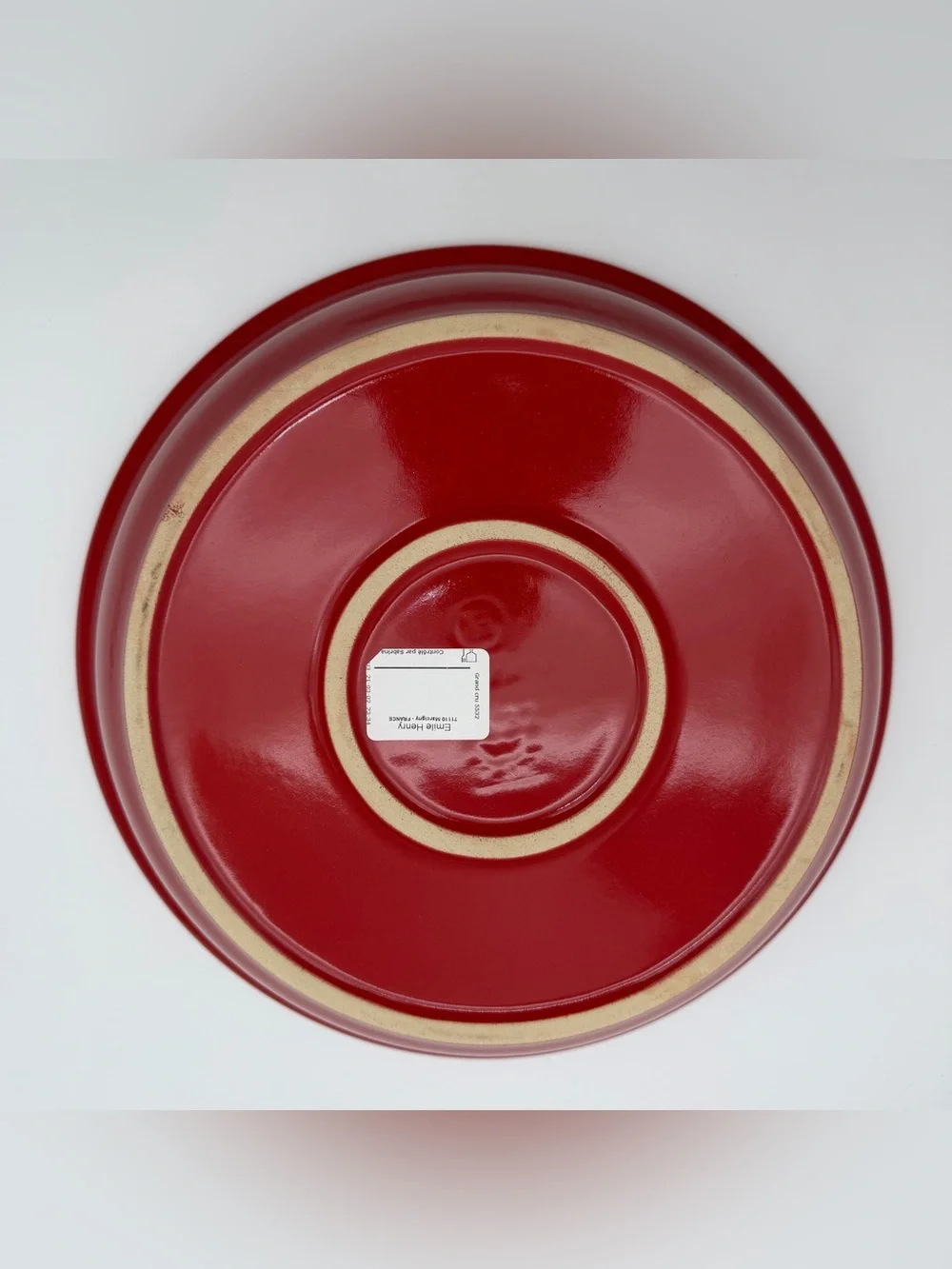 Emile Henry Flame Ceramic Tagine 3.7 Qt Baking Dish Red 55.32 NWOB